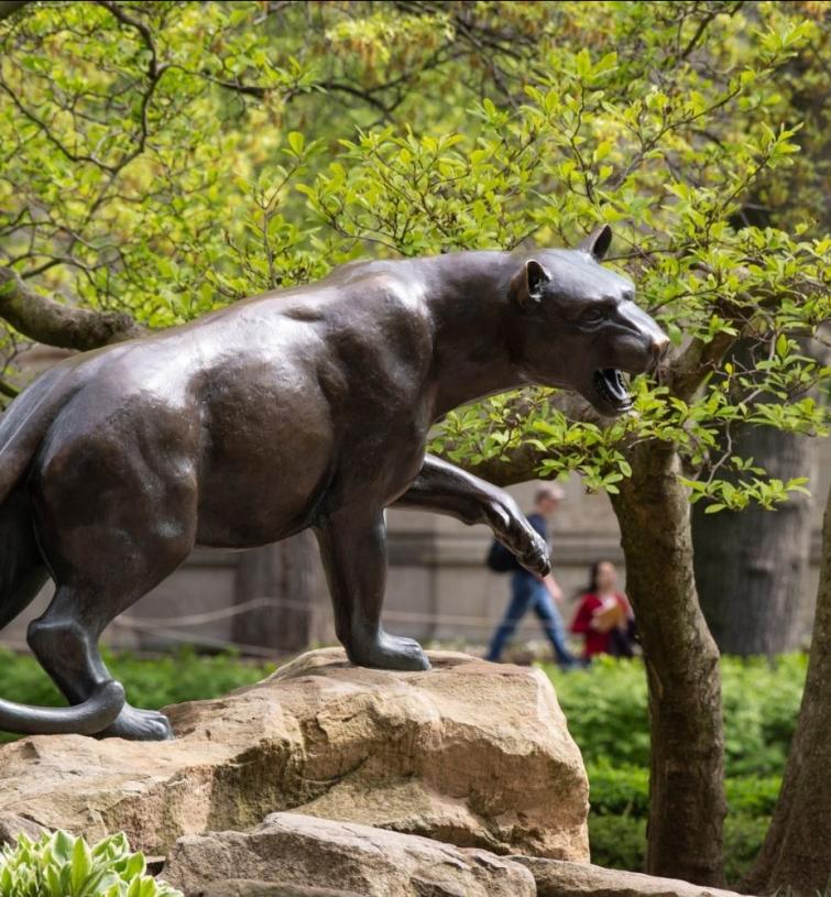 Pitt Panther Statue